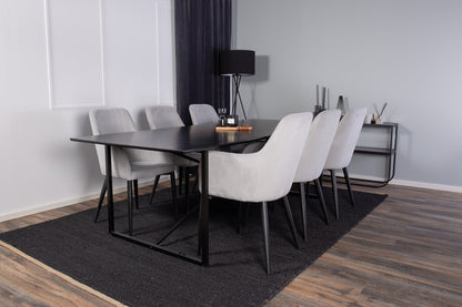 Comfort Spisebordsstol 2-pak Lys Grå