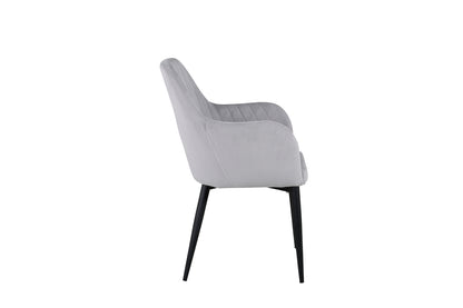 Comfort Spisebordsstol 2-pak Lys Grå