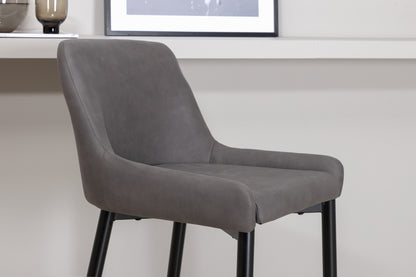 Plaza Barstol 2-pak Grå