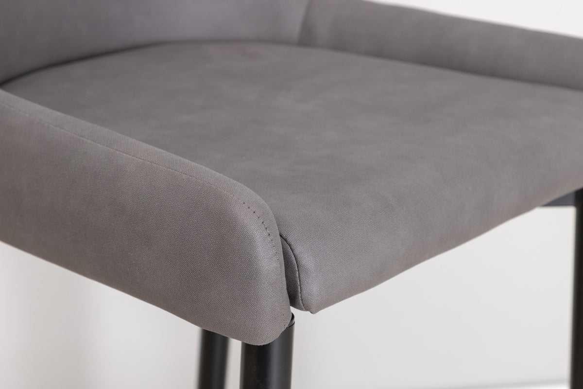 Plaza Barstol 2-pak Grå