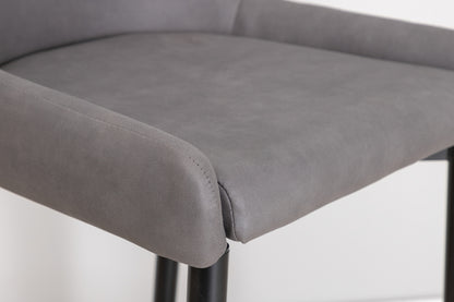 Plaza Barstol 2-pak Grå