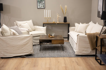 Bali Sofa Bord 80x80 Brun