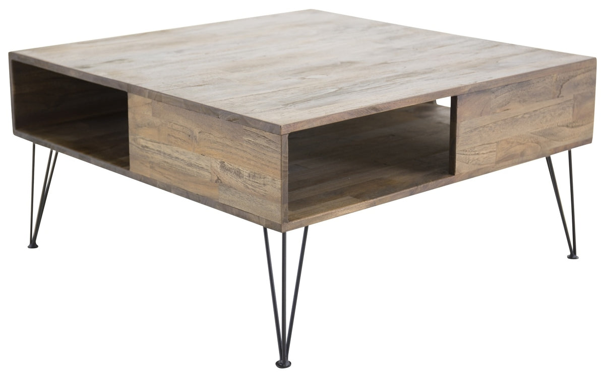 Bali Sofa Bord 80x80 Brun