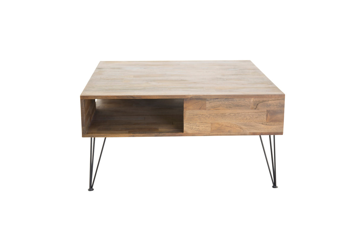 Bali Sofa Bord 80x80 Brun