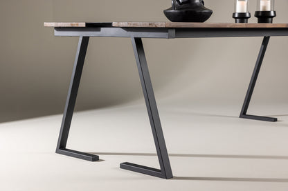 Jakarta Rektangulært spisebord 200 x 90 Sort