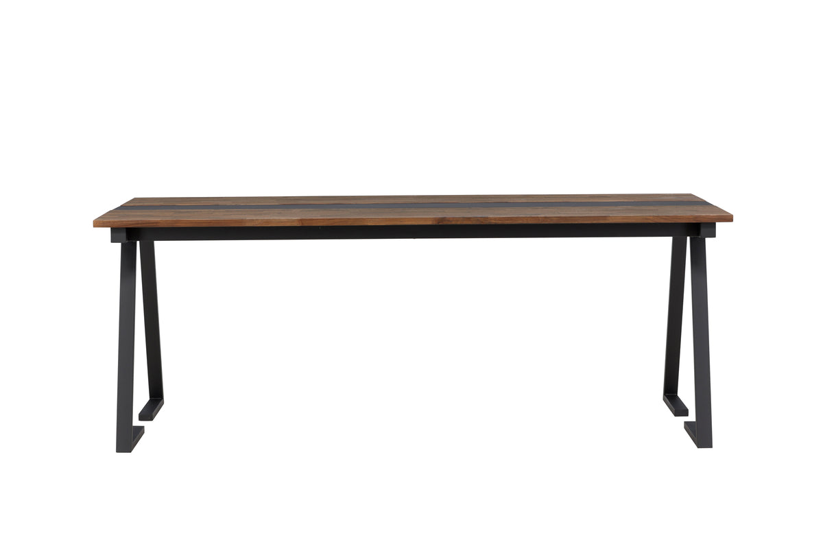 Jakarta Rektangulært spisebord 200 x 90 Sort