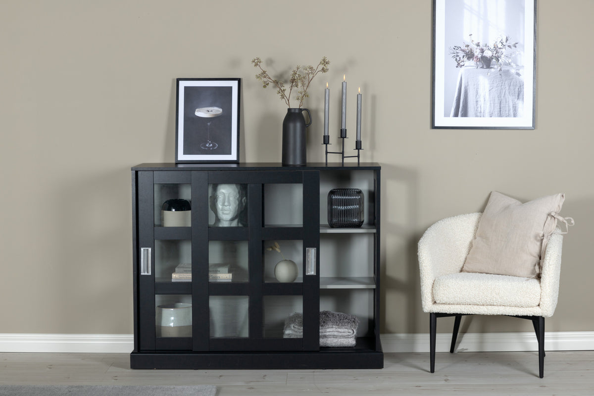 Lock Skab 120 x 95 Sort