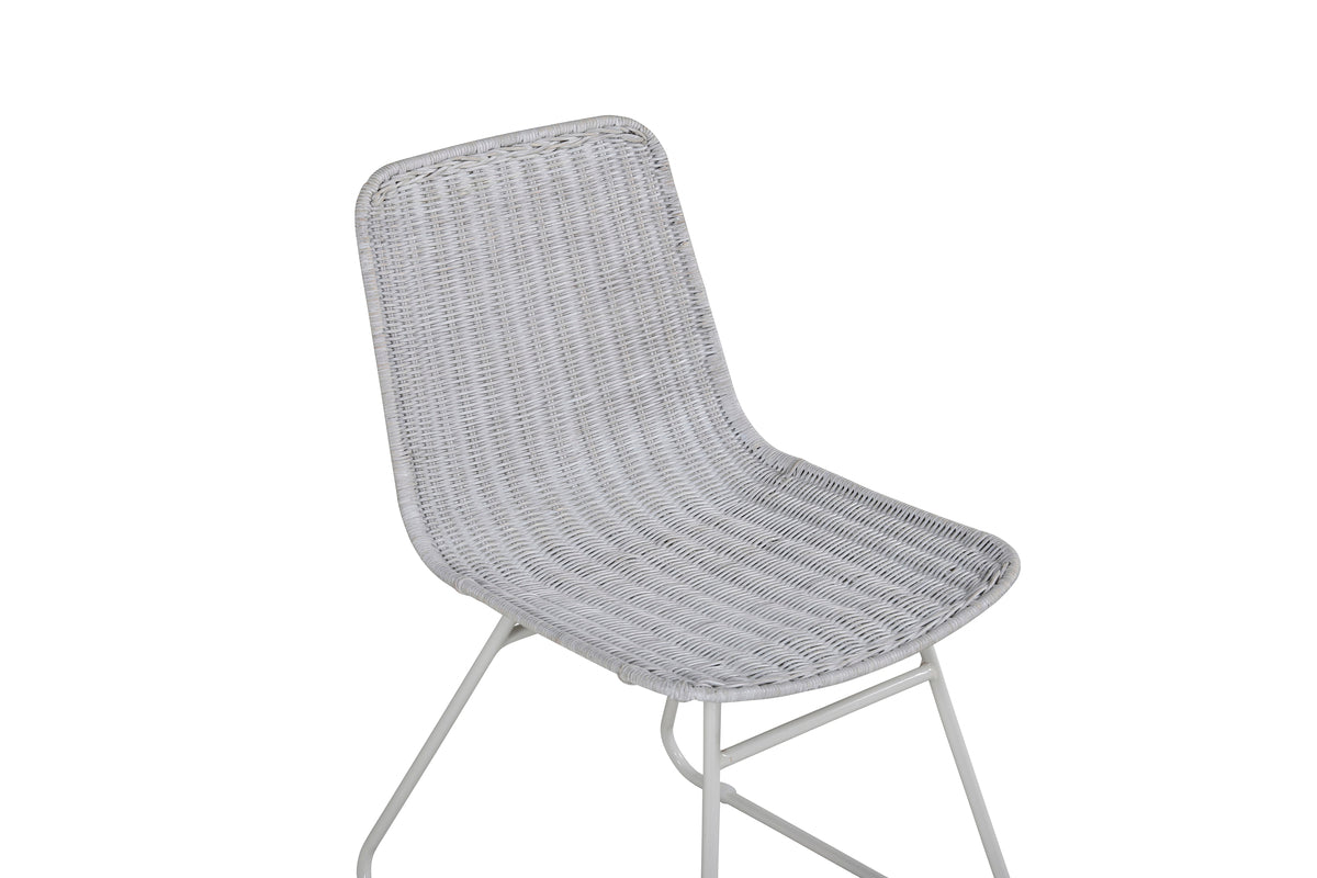 Cirebon Spisebordsstol 2-pak Hvid