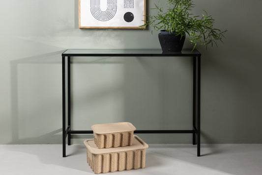 Sidebord 100 x 30 Sort