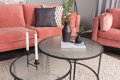 Twin Sofabord Ø79,5 Sort