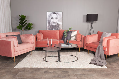 Twin Sofabord Ø79,5 Sort