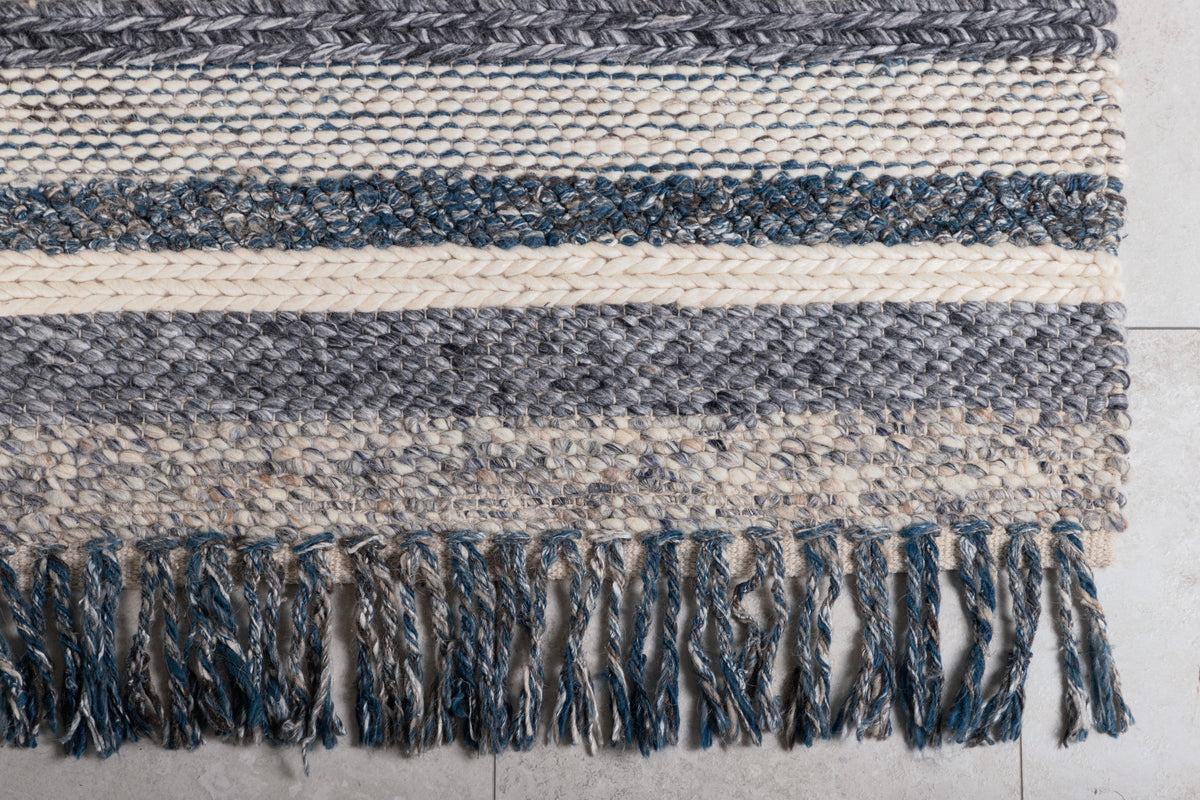 Agra Rektangulære Tæpper 240 x 170 Blå