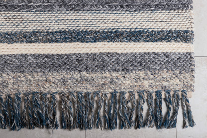 Agra Rektangulære Tæpper 240 x 170 Blå