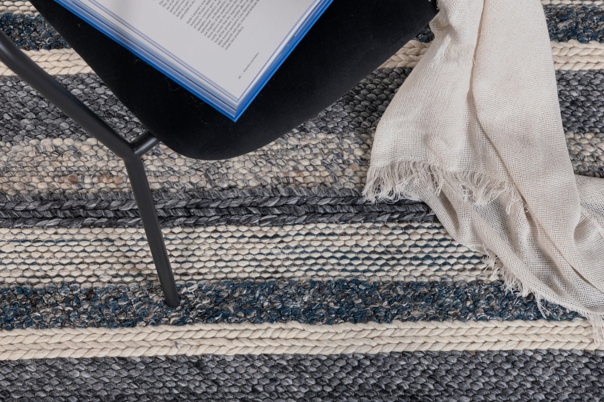 Agra Rektangulære Tæpper 240 x 170 Blå