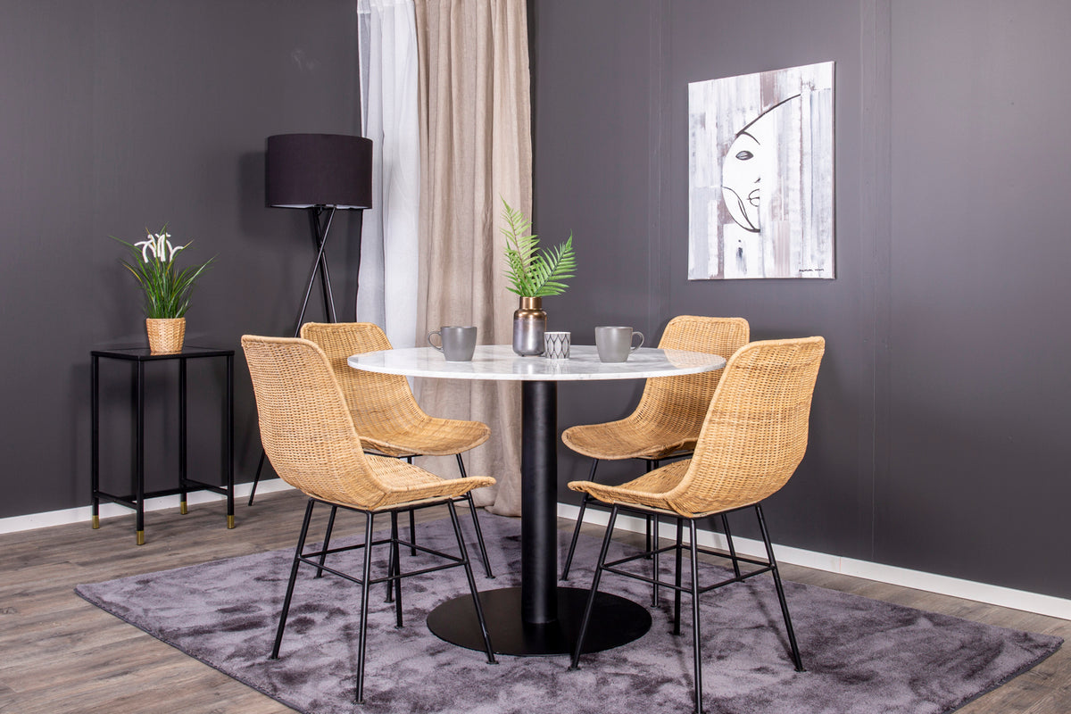 Sengebord 40 x 40 Sort