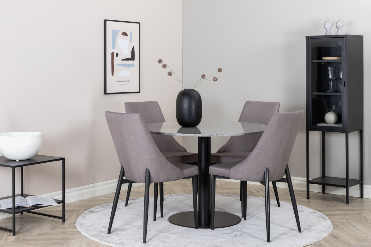 Leone Spisebordsstol 2-pak Grå
