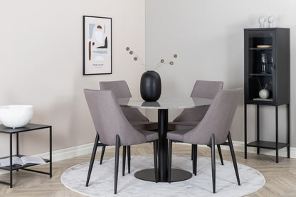 Leone Spisebordsstol 2-pak Grå