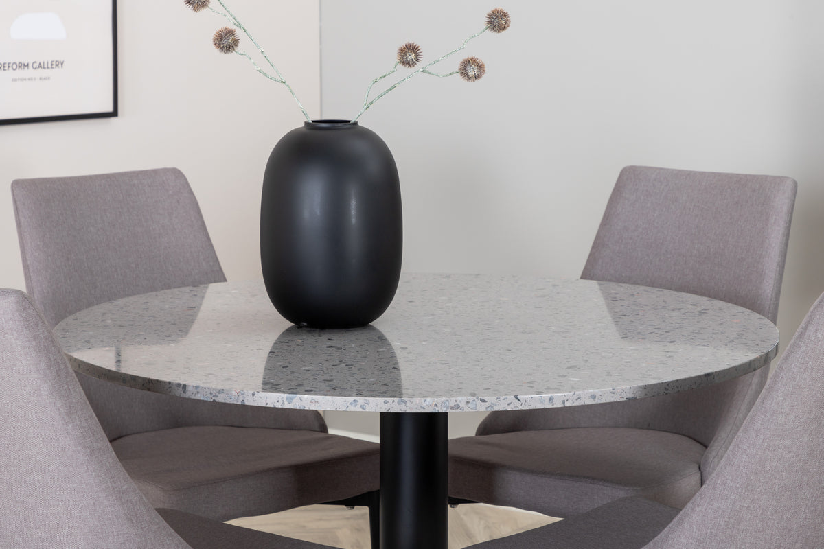 Leone Spisebordsstol 2-pak Grå