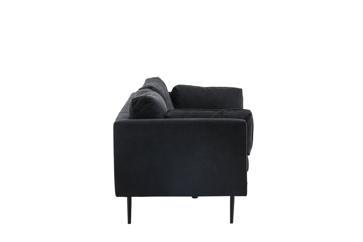 3-personers sofa, sort