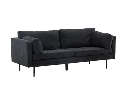 3-personers sofa, sort