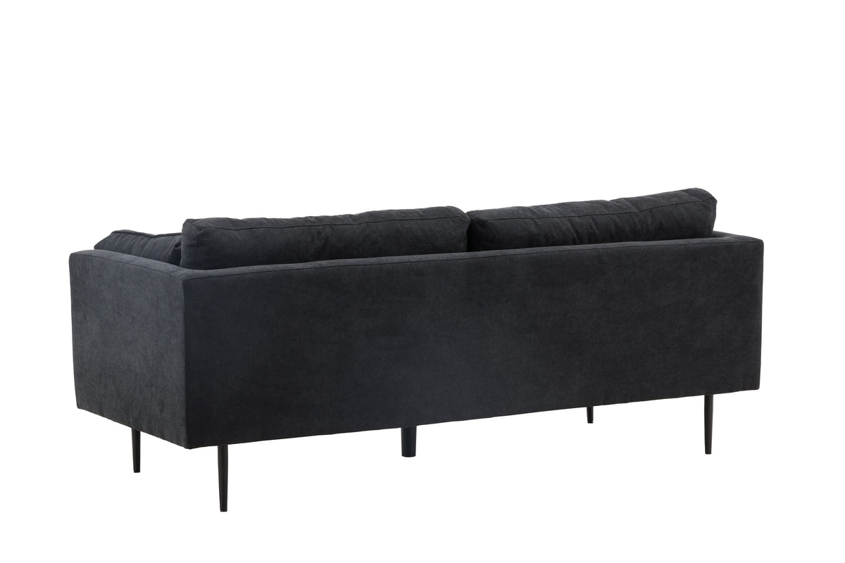 3-personers sofa, sort
