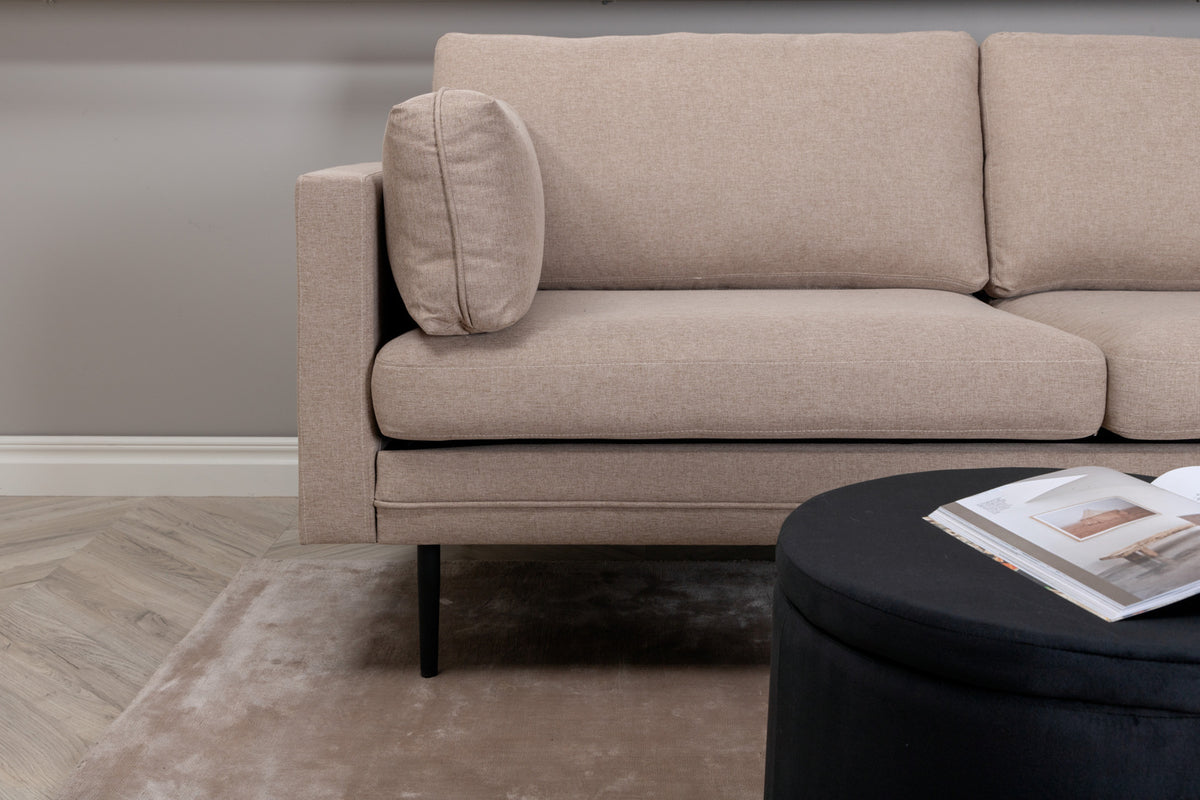 3-personers sofa, brun