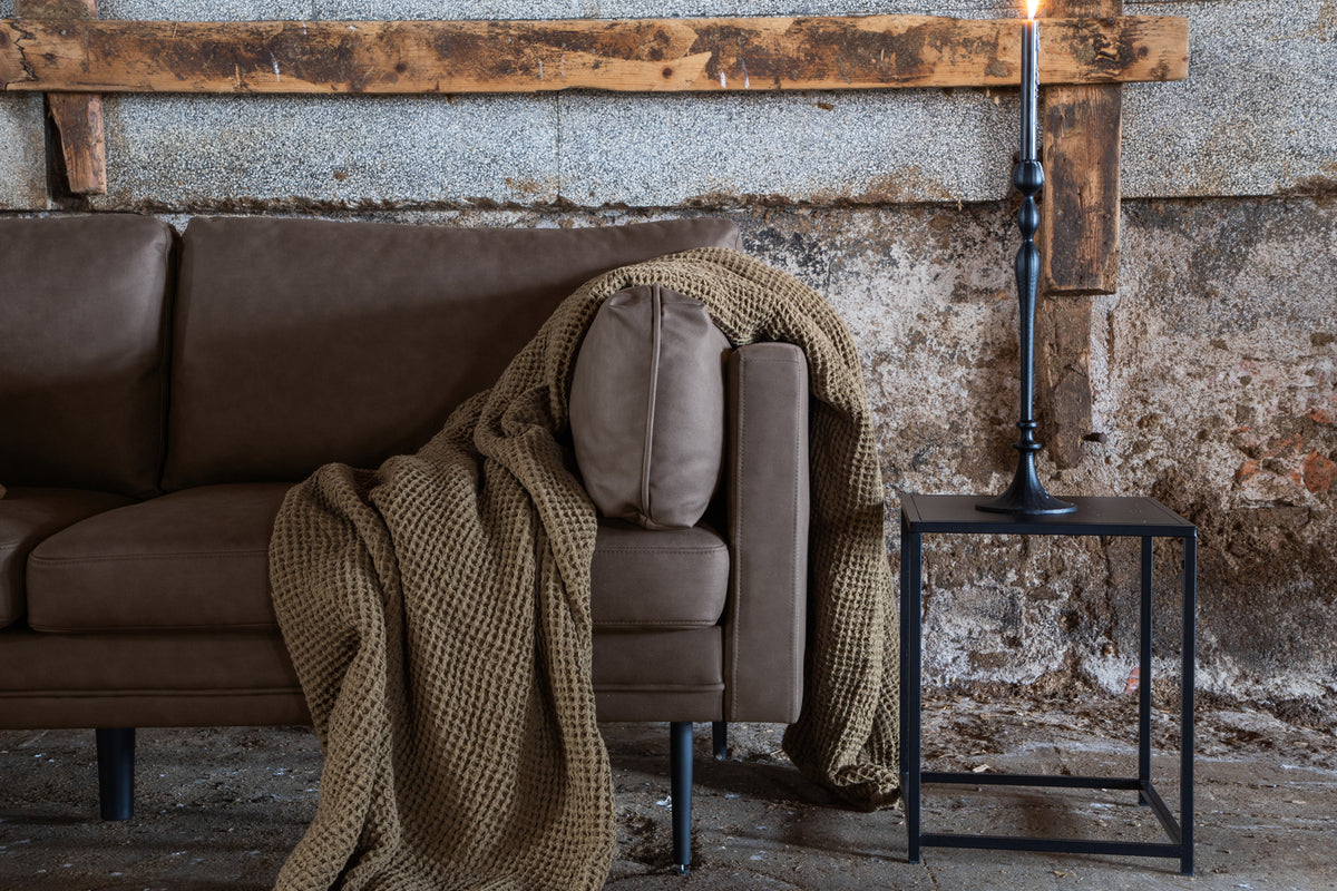 3-personers sofa, brun