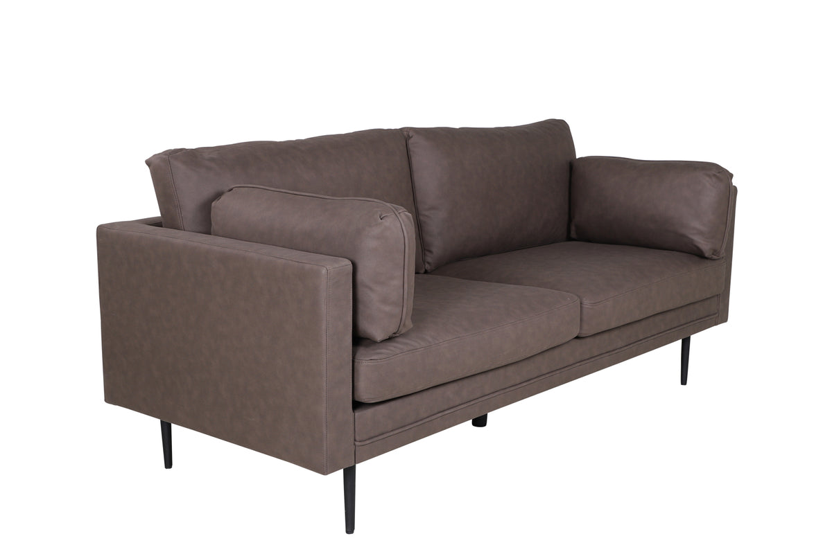 3-personers sofa, brun
