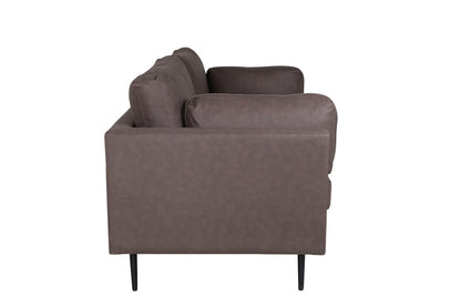 3-personers sofa, brun