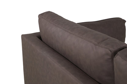 3-personers sofa, brun