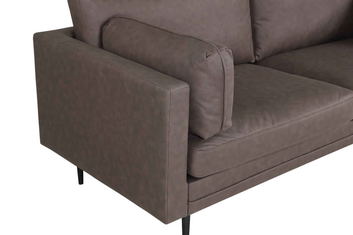 3-personers sofa, brun