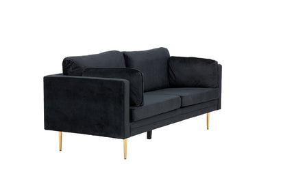 3-personers sofa, sort