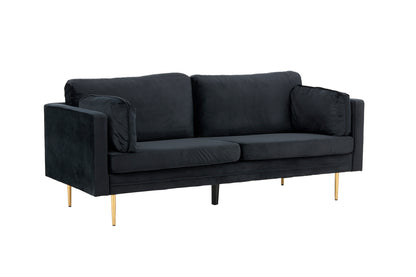 3-personers sofa, sort