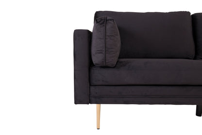 3-personers sofa, sort