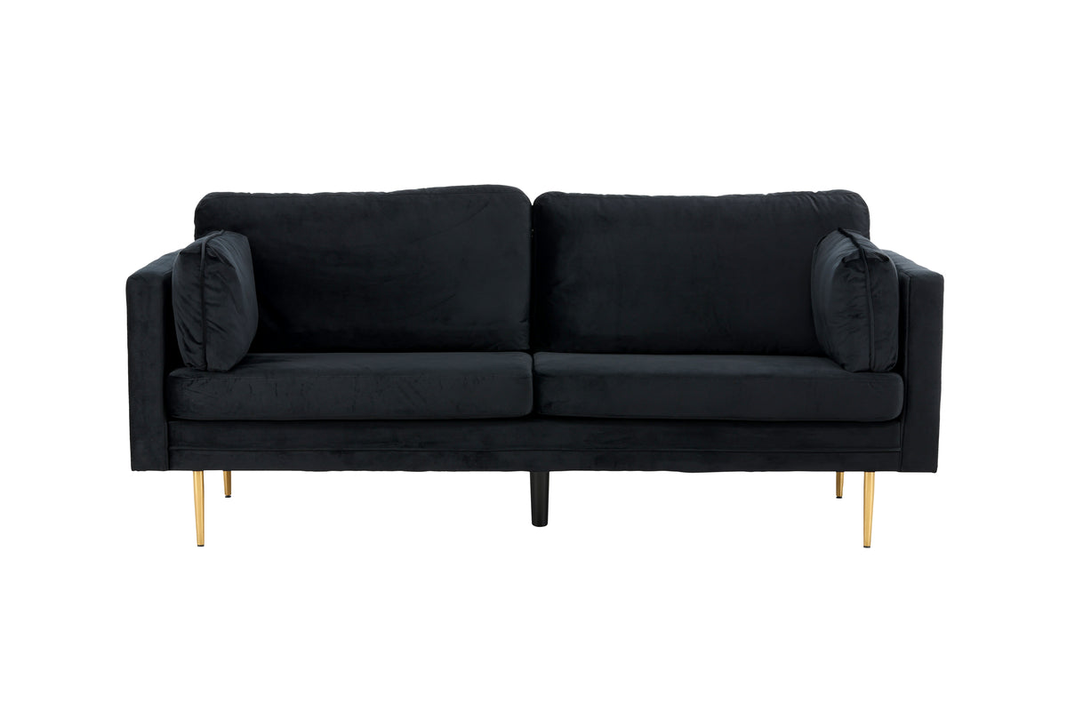 3-personers sofa, sort