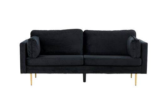 3-personers sofa, sort