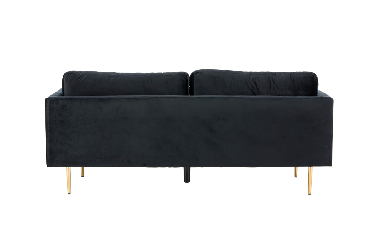 3-personers sofa, sort