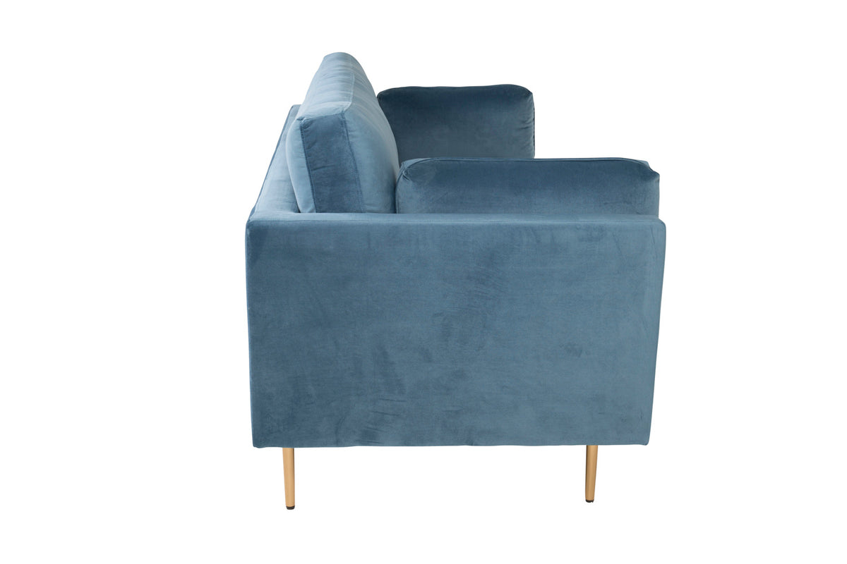 3-personers sofa, blå