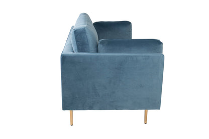 3-personers sofa, blå