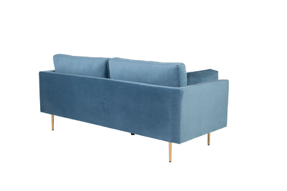 3-personers sofa, blå