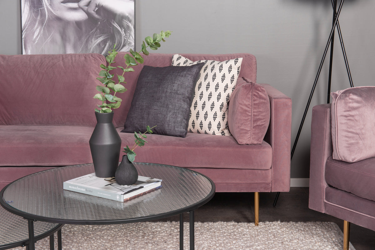 3-personers sofa, pink