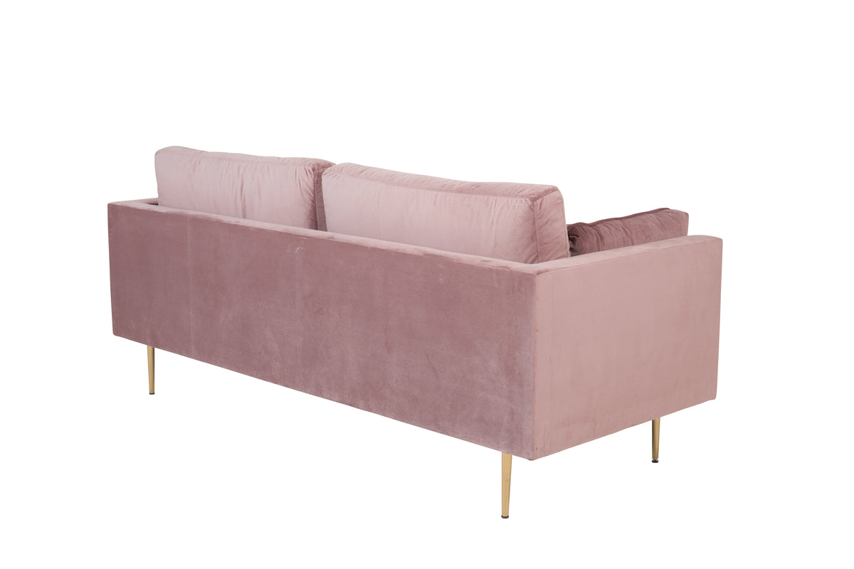 3-personers sofa, pink
