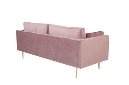 3-personers sofa, pink