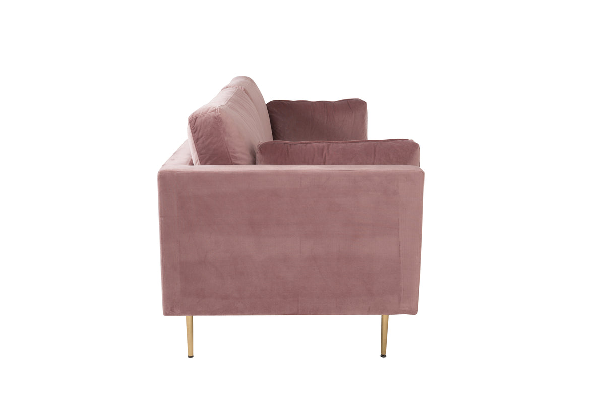3-personers sofa, pink