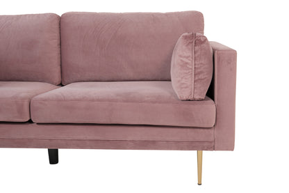 3-personers sofa, pink