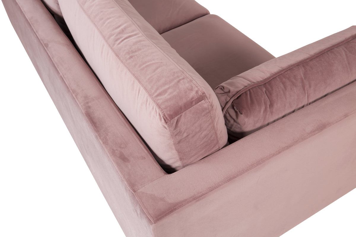 3-personers sofa, pink