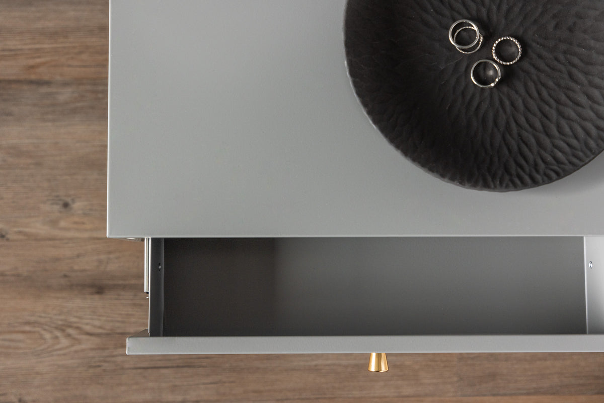 Sidebord 43 x 41 Lysegrå