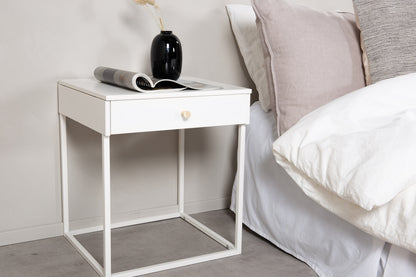 Natbord 43 x 41 Hvid