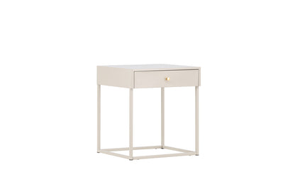 Sengebord 43 x 41 Beige