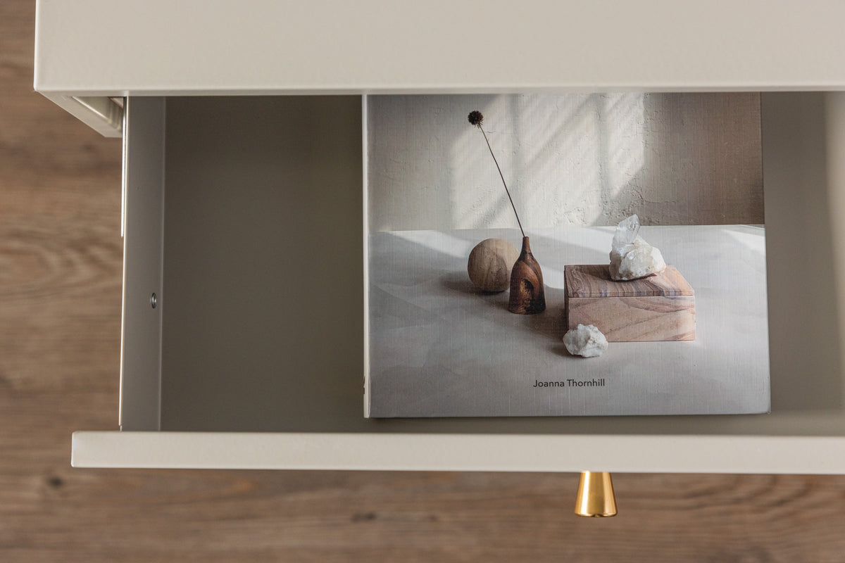 Sengebord 43 x 41 Beige